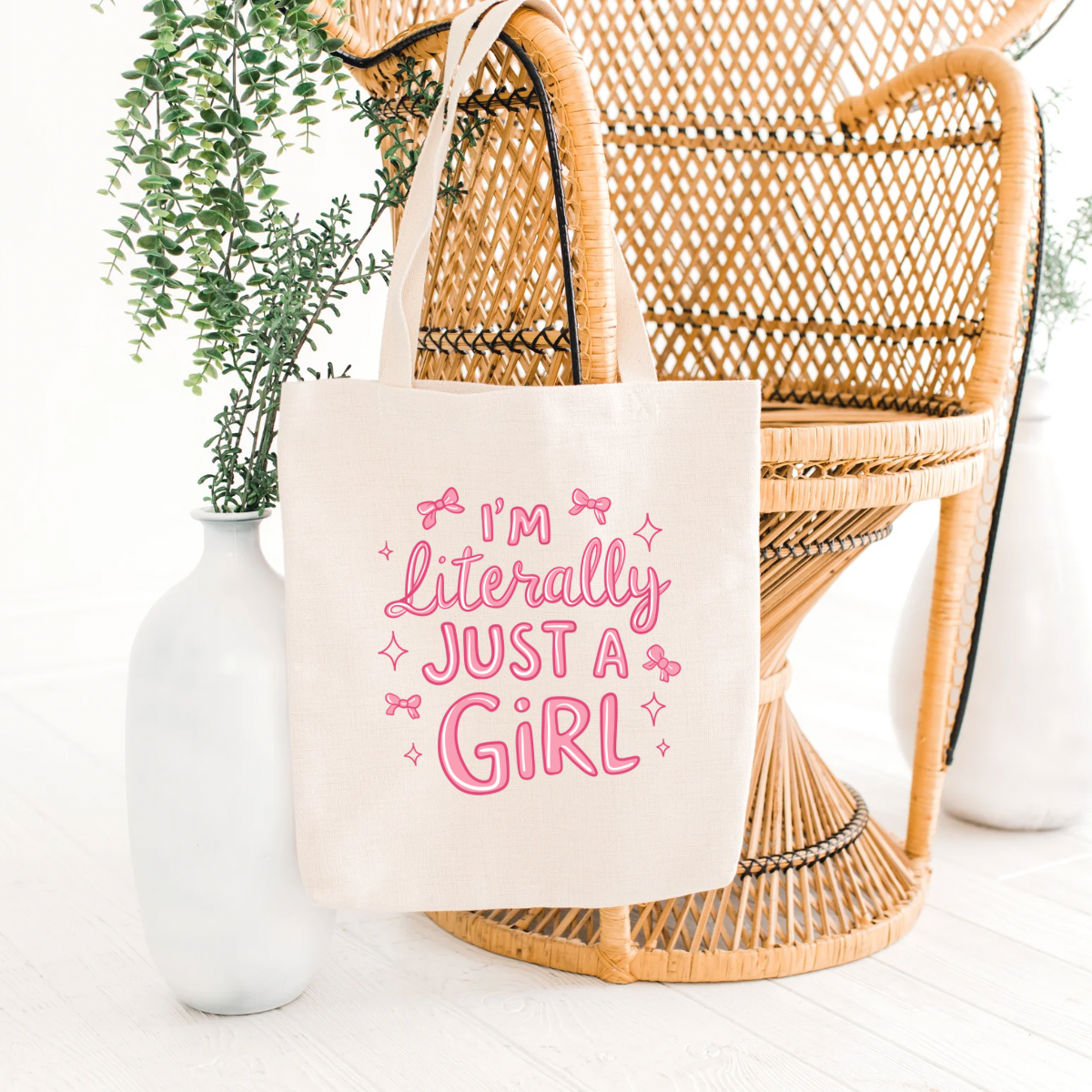 Just a girl Tote bag