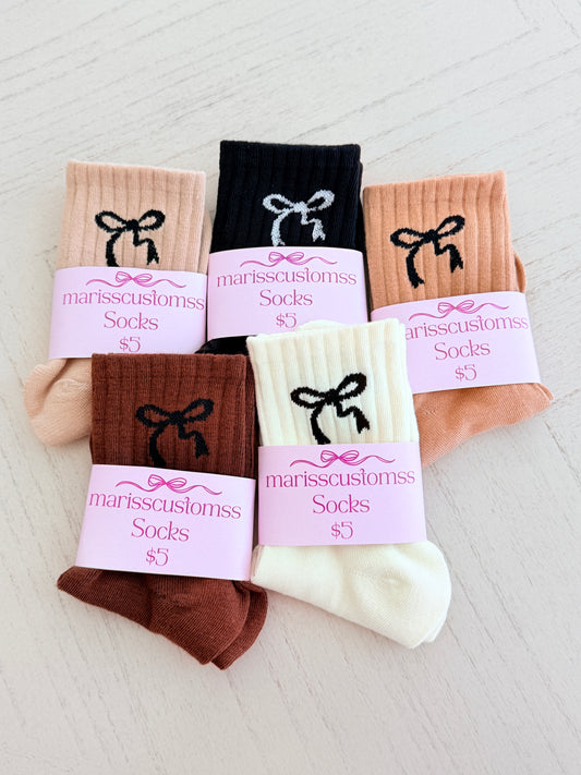 Bow Socks ( PRE ORDER )