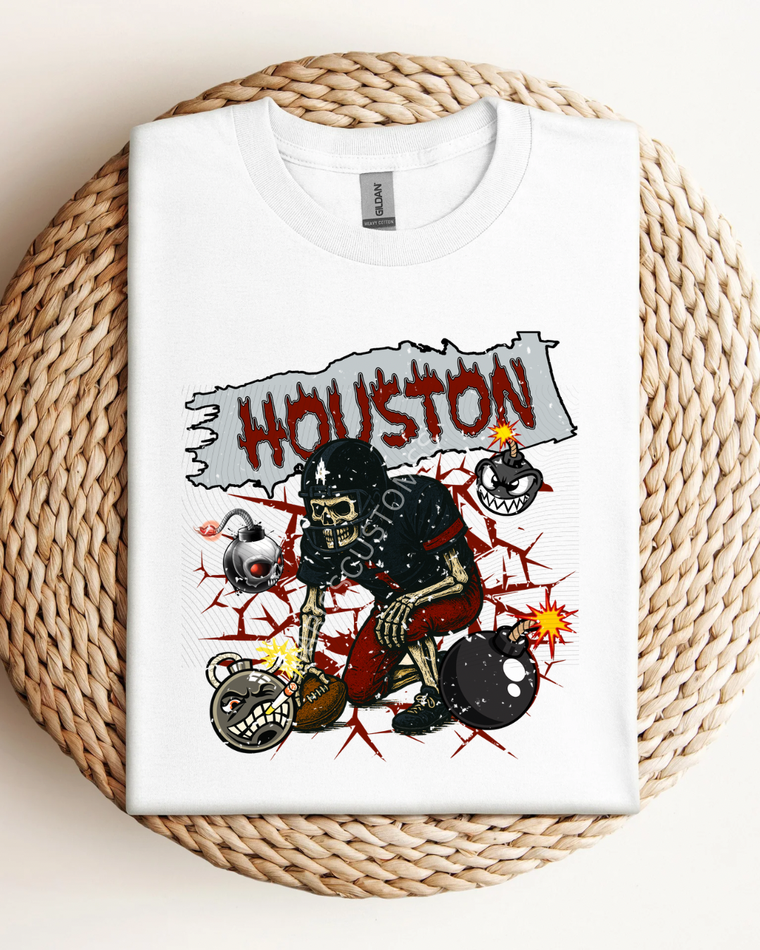 Houston football Tee