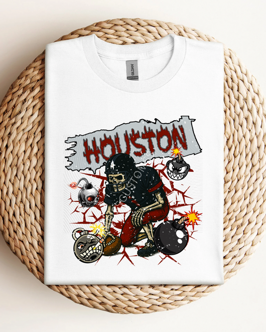 Houston football Tee