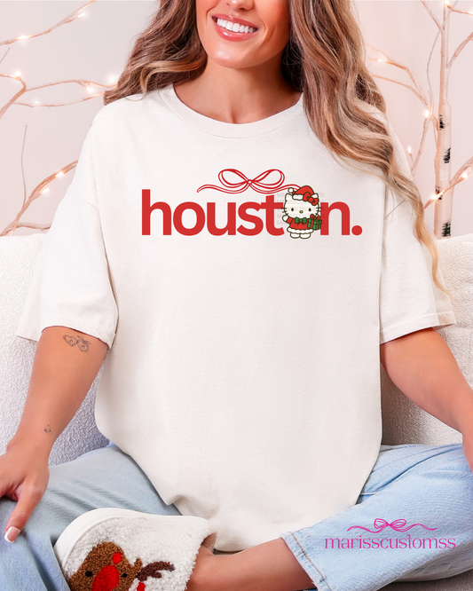 Hk Houston Christmas Tee